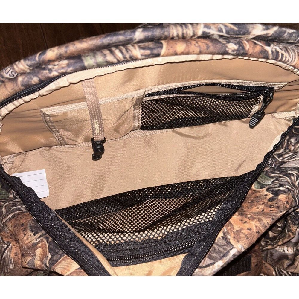Cabela's heavy duty hunting‎ camo day pack / backpack large Lumbar Pack - Picture 8 of 9